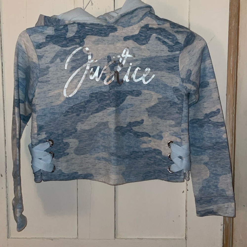 Justice sweatshirt with hood